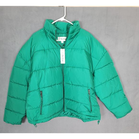 The Drop Women's Ari Cropped Puffer Jacket Size 2X - Picture 3 of 11